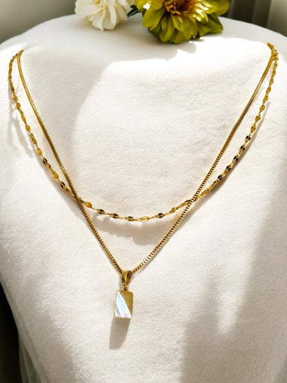 Niara Square Layered Necklace