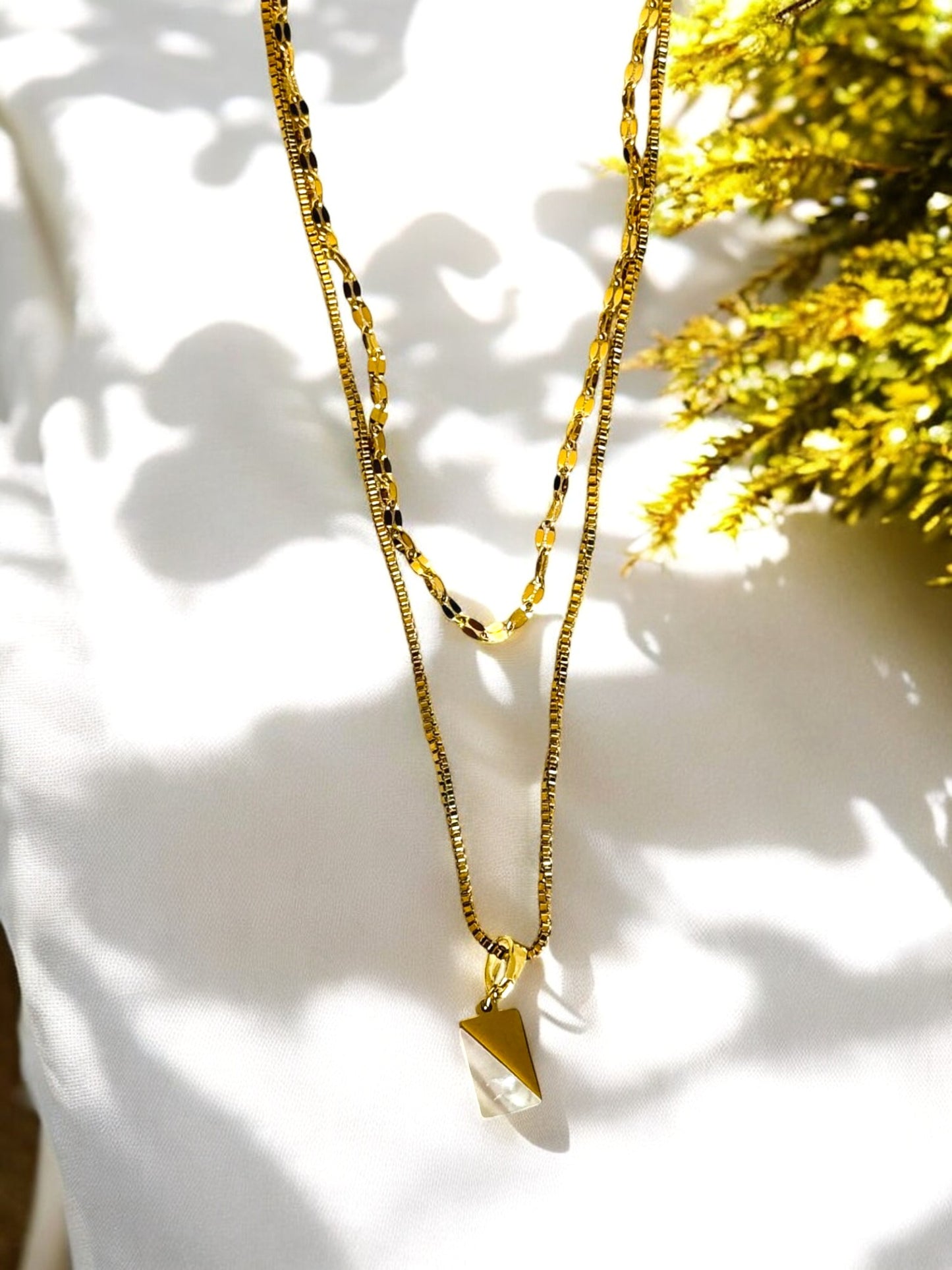 Niara Square Layered Necklace
