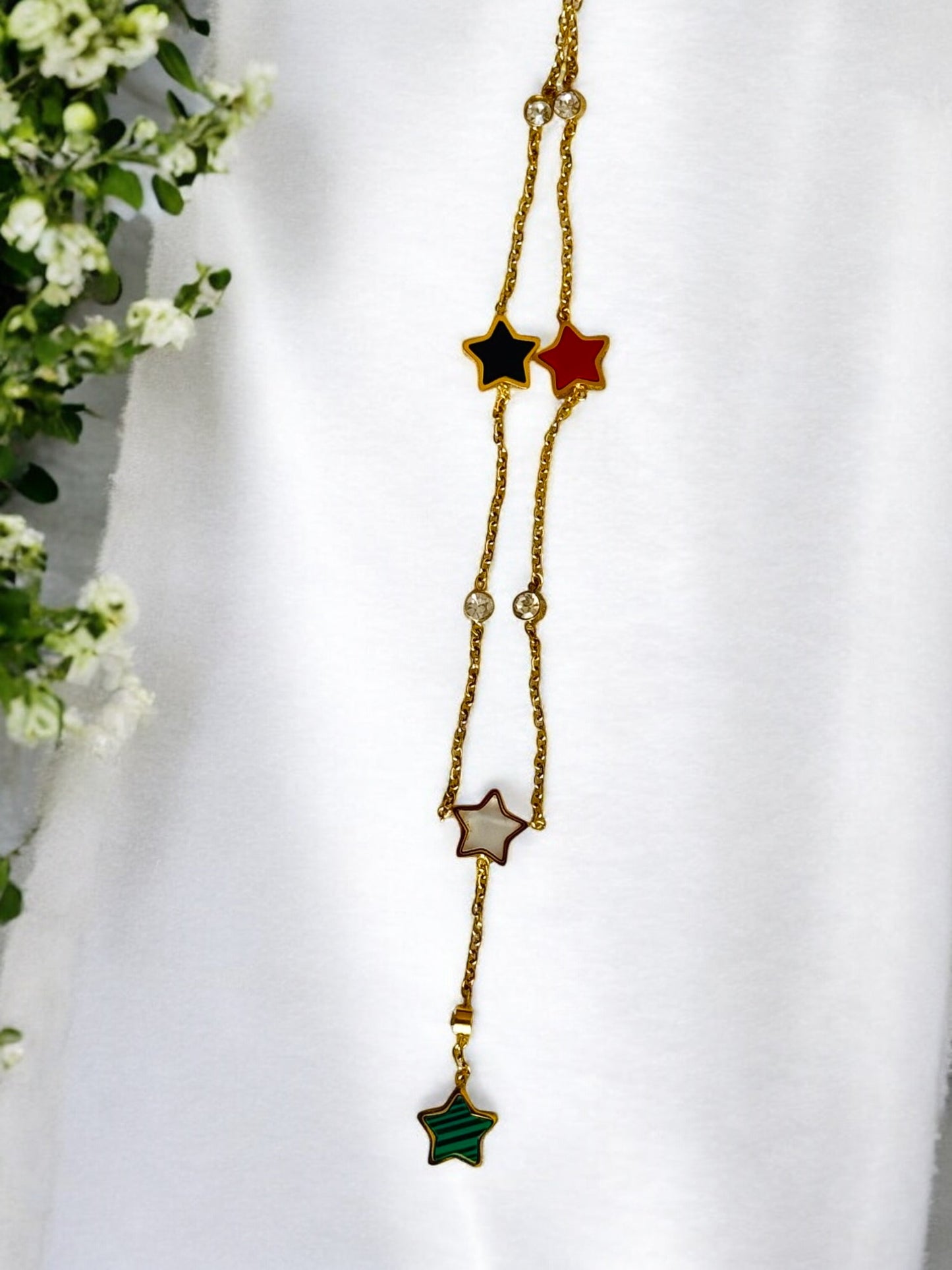 Multi Colored Star Necklace