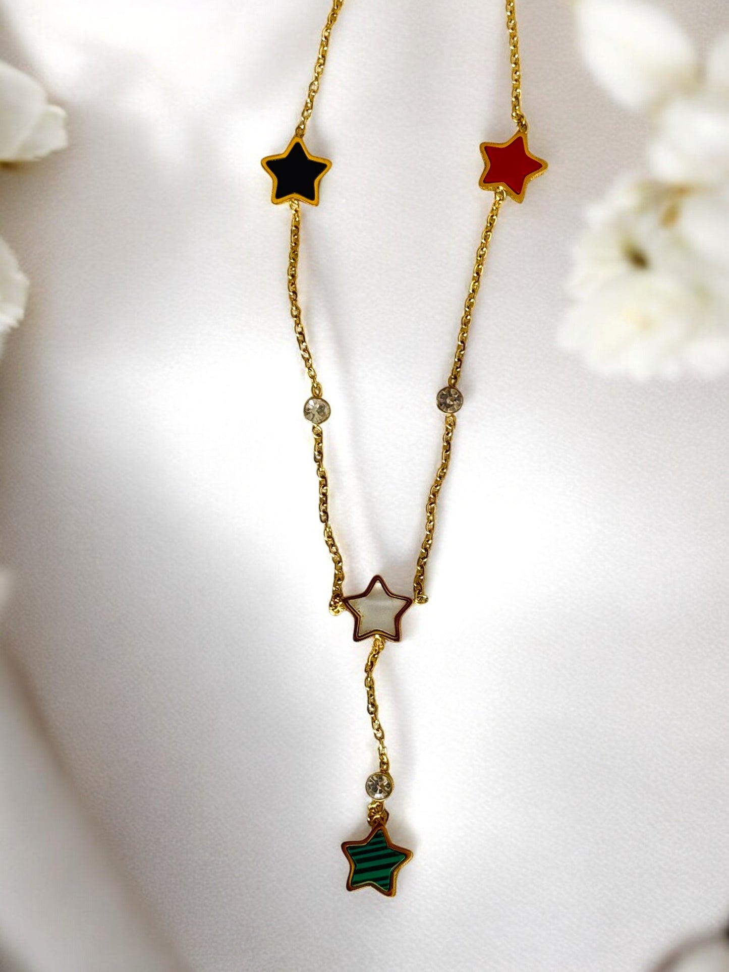 Multi Colored Star Necklace