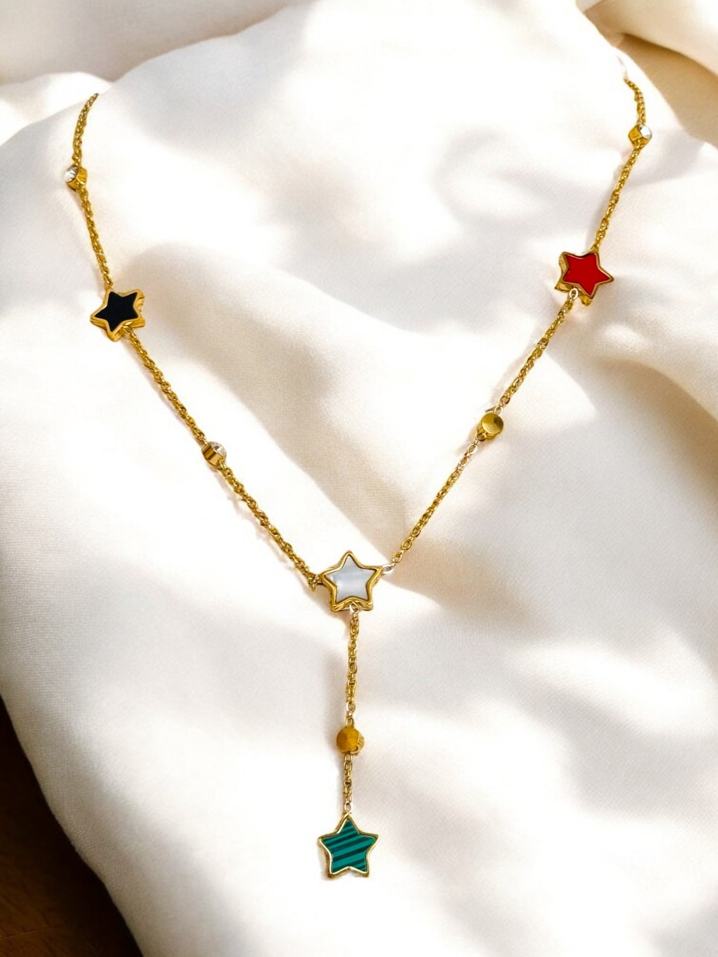 Multi Colored Star Necklace