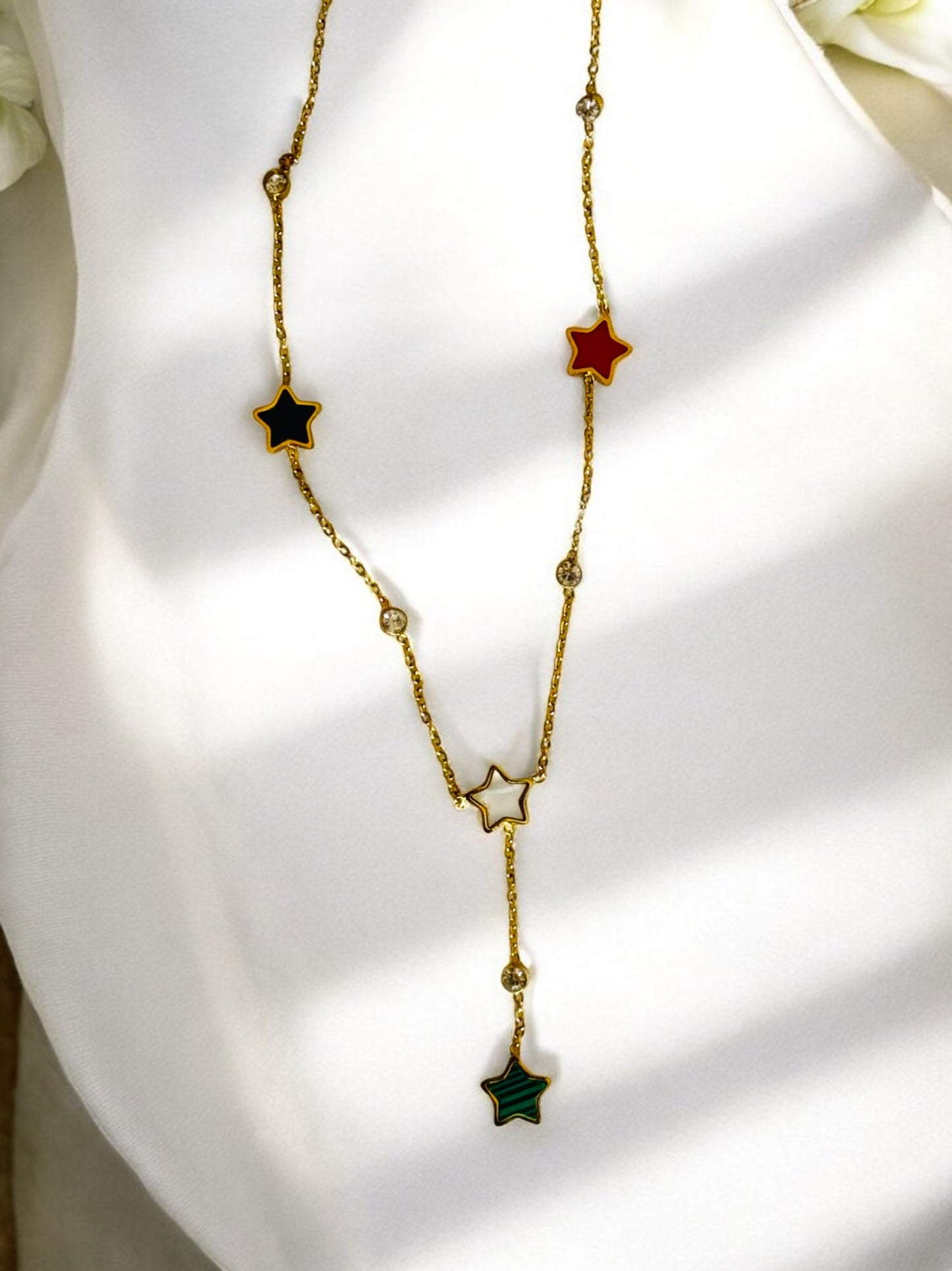 Multi Colored Star Necklace