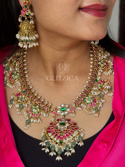 Roopamati Jadau Antique Necklace set
