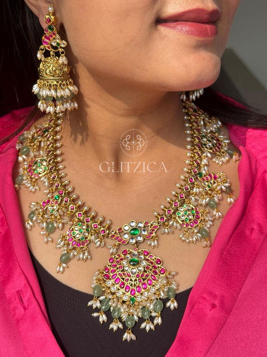 Roopamati Jadau Antique Necklace set