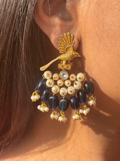 Bird-inspired Traditional Earrings