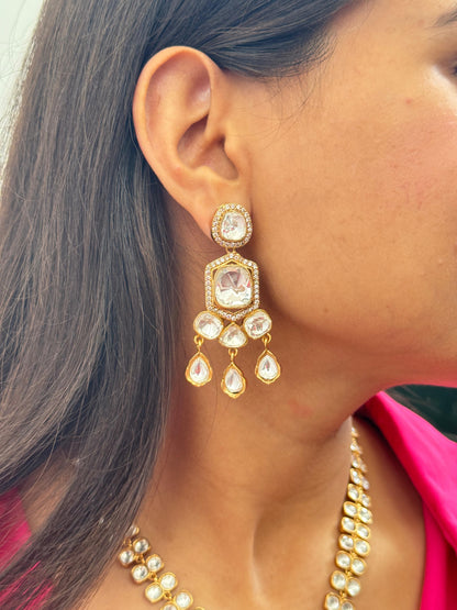 Laasya Moissanite Necklace Set