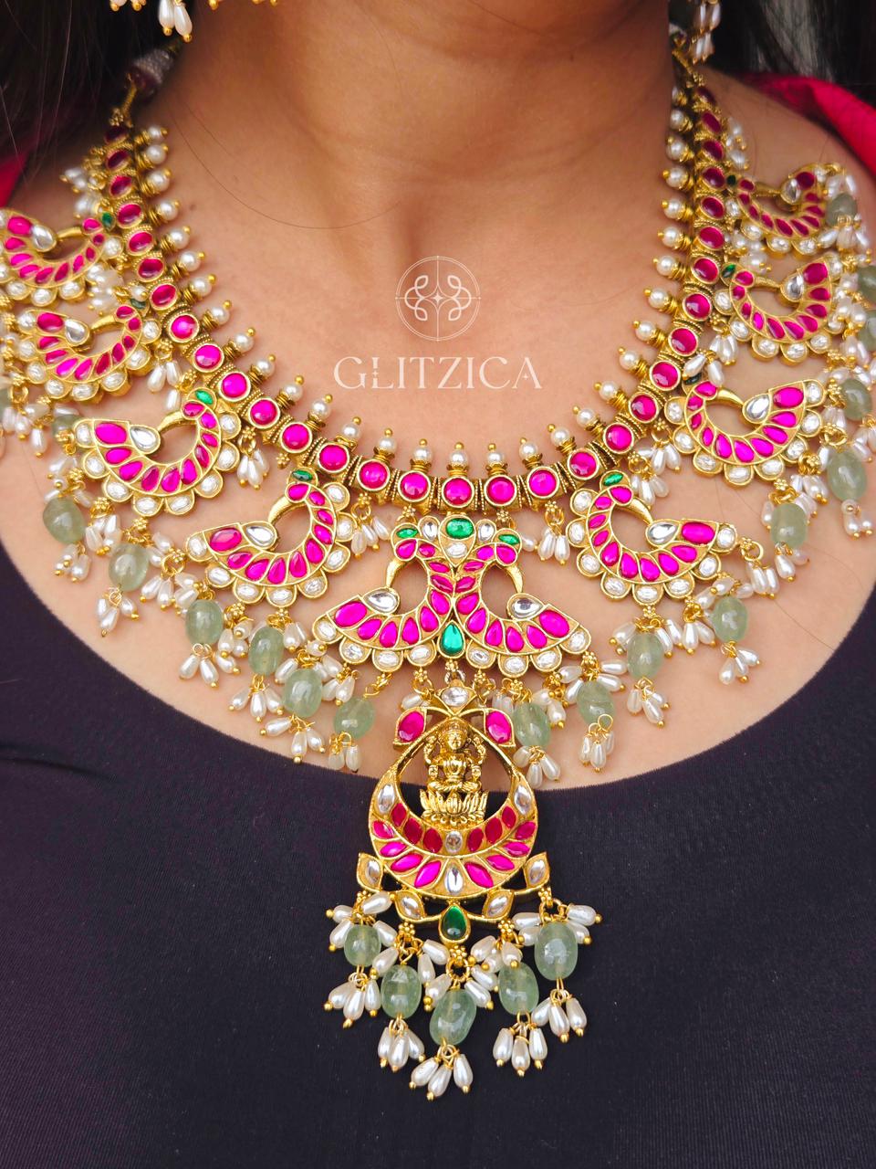 Indumati Jadau Antique Necklace Set