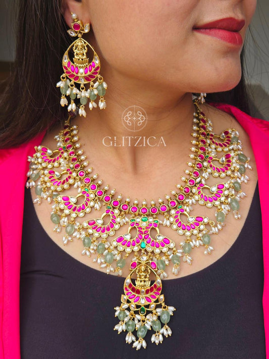 Indumati Jadau Antique Necklace Set