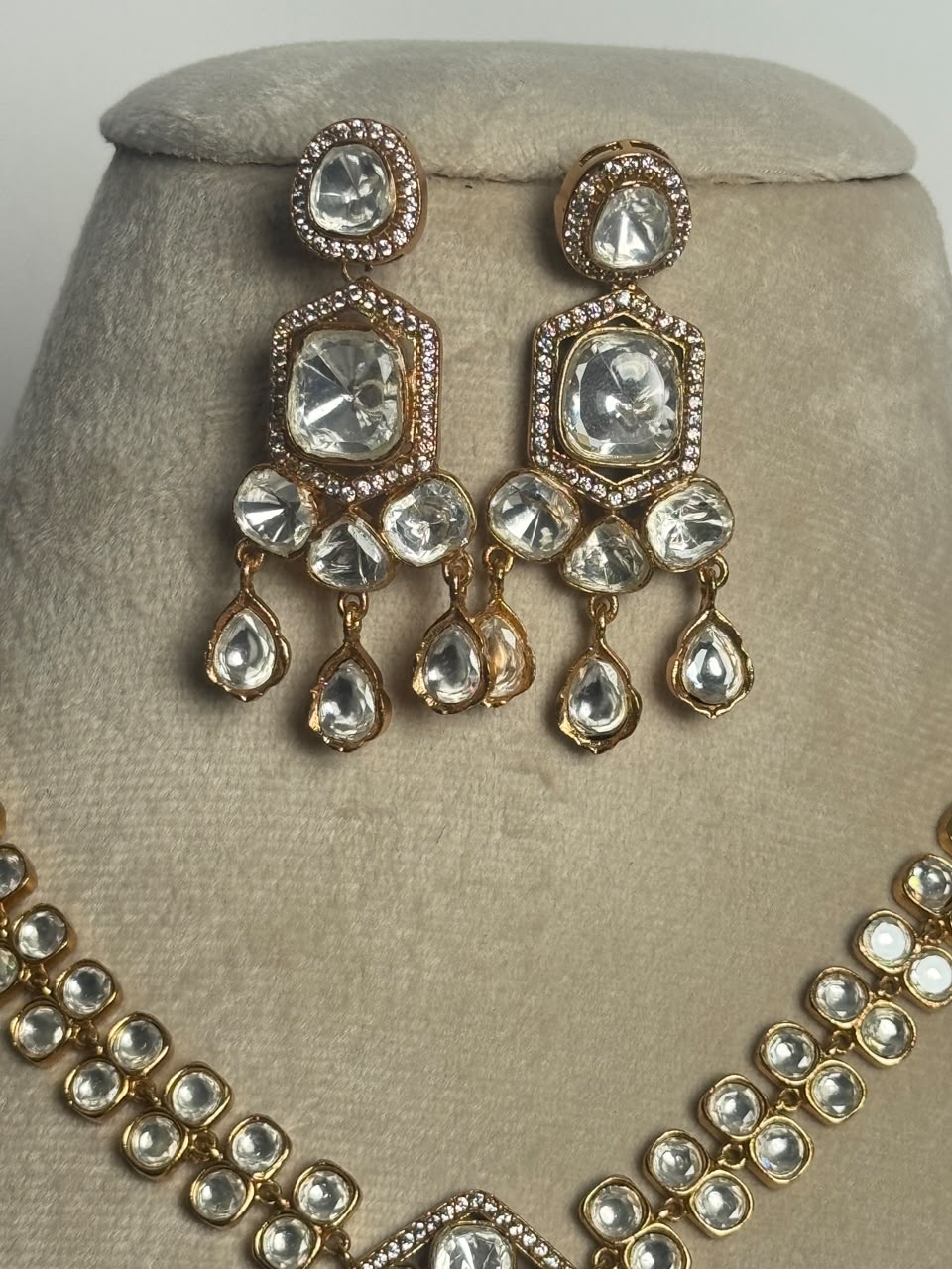 Laasya Moissanite Necklace Set