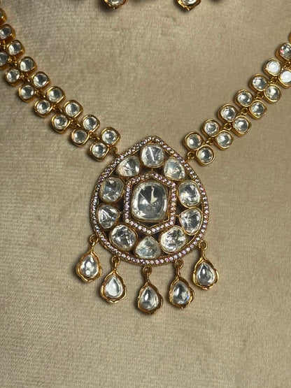 Laasya Moissanite Necklace Set