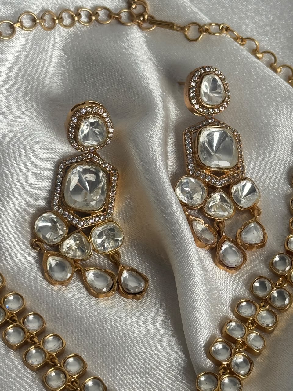 Laasya Moissanite Necklace Set