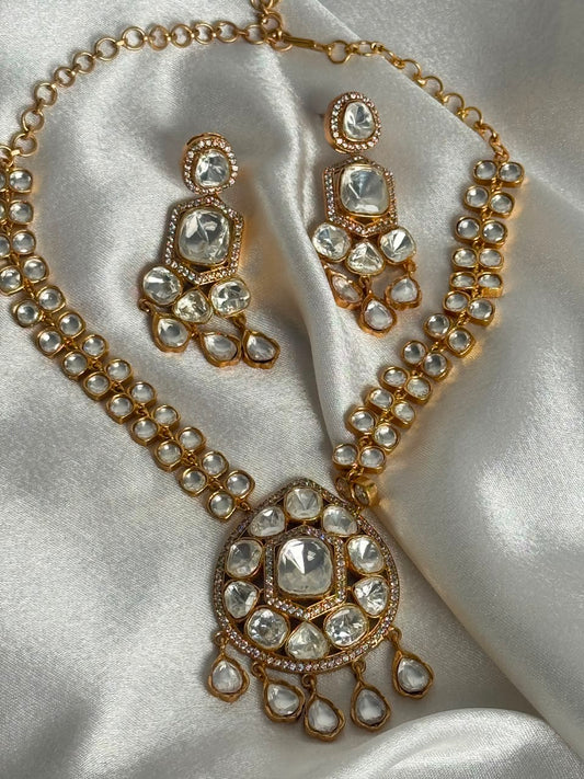 Laasya Moissanite Necklace Set
