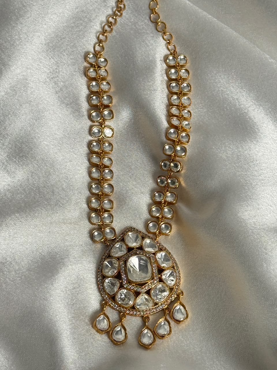 Laasya Moissanite Necklace Set