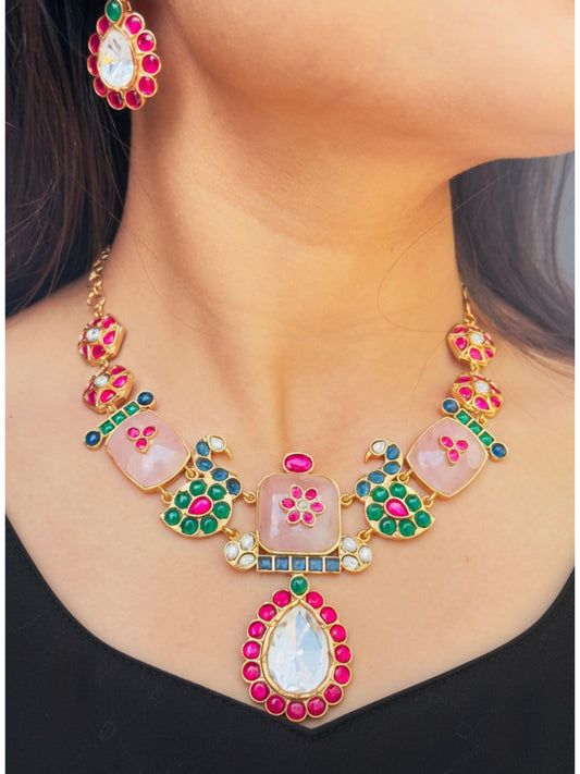 Zayana Polki Necklace Set